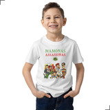 Camiseta Infantil Mini Fãs Mamonas Assassinas Filme Musica