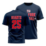 Camiseta Infantil Nfl New York Giants Classic Marinho