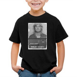 Camiseta Infantil Ozzy Osbourne Foto Preso 100 Algodão