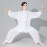 Camiseta Infantil Para Adultos De Algodão Tai Chi Wushu Kung