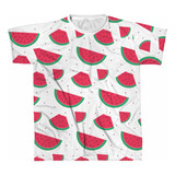 Camiseta Infantil Personalizada Fruta Melancia 02