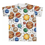 Camiseta Infantil Personalizada Sistema Solar 23