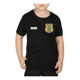 Camiseta Infantil Policia Militar Civil Federal
