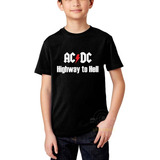Camiseta Infantil Premium Banda Rock Acdc