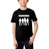 Camiseta Infantil Ramones Banda Punk Rock