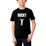 Camiseta Infantil Rocky Balboa Stallone Lutador