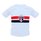Camiseta Infantil São Paulo Branca Oficial