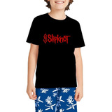 Camiseta Infantil Show Metal Slipknot Banda