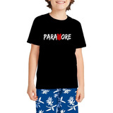 Camiseta Infantil Show Paramore Banda Rock Fall Tour Riot 7