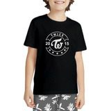 Camiseta Infantil Show Twice Ready To Be Tour K pop Dance 7