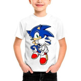 Camiseta Infantil Sonic The Hedgehog Game Filme  52