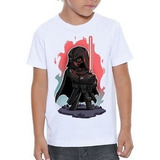 Camiseta Infantil Star Wars Darth Vader Filme Clássico 08