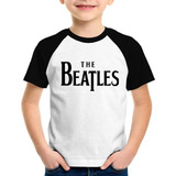 Camiseta Infantil The Beatles Rock Banda