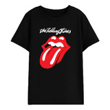 Camiseta Infantil Unissex Rolling Stones Logo