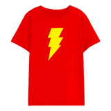 Camiseta Infantil Unissex Shazam Super Herói