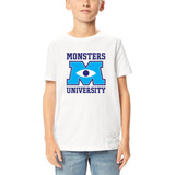 Camiseta Infantil Universidade Monstro Monsters Sa Filme