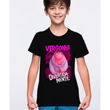 Camiseta Infantil Vergonha Divertidamente Camisa Filme