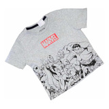Camiseta Infantil Vingadores Manga Curta 100