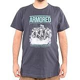 Camiseta Invictus Masculina T Shirt Concept Armored Cor Cinza Tamanho P