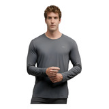 Camiseta Ion Uv C Proteção Solar Masculina Manga Longa Solo