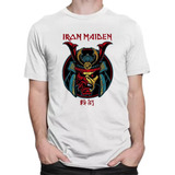 Camiseta Iron Maiden Camisa Samurai Banda