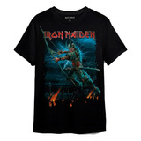 Camiseta Iron Maiden Samurai Consulado Do Rock