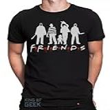 Camiseta Jason Freddy Krueger Camisa Terror Friends Filmes Tamanho M Cor Preto