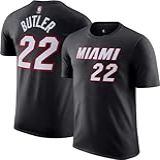 Camiseta Jimmy Butler Miami Heat NBA Kids Youth 8 20 Black Icon Edition Performance Jersey Preto 10 12