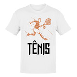 Camiseta Jogo Tênis Quadra Raquete Esporte
