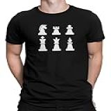 Camiseta Jogo Xadrez Esporte Chess Camisa Game Tamanho M Cor Preto