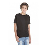 Camiseta Juvenil Modelo Unissex Em Malha 100 Algodão Fio 30