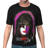 Camiseta Kiss Paul Stanley Solo Autografado