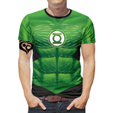 Camiseta Lanterna Verde Herois Masculina Blusa