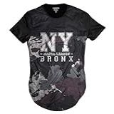 Camiseta Longline Mafia Bronx New York
