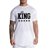 Camiseta Longline Swag King Five Star