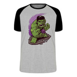 Camiseta Luxo Hulk Verdão Marvel Vingadores Avengers Heroi