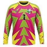 Camiseta Manga Longa Filtro UV México Copa Torcedor Retrô Goleiro