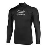 Camiseta Manga Longa Lycra Mergulho Natação Pesca Sub Surf