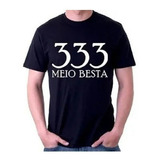 Camiseta Masculina 333 Meio Besta Camisa