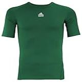 Camiseta Masculina Adidas Techfit Cut Sew De Manga Curta Collegiate Green Large