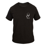 Camiseta Masculina Algodão Manga Curta Paz E Amor Casual