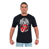 Camiseta Masculina Banda Rolling Stones Musica