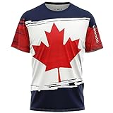 Camiseta Masculina Bandeira Bandeira Canadá