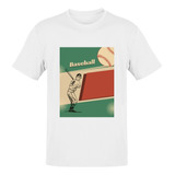 Camiseta Masculina Baseball Beisebol Bola Ao