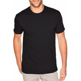 Camiseta Masculina Básica Gola Redonda 100 Algodão Premium