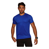 Camiseta Masculina Básica Poliéster Manga Curta Casual