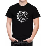 Camiseta Masculina Blink 182 Logo