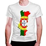 Camiseta Masculina Branca PORTUGAL As2