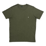Camiseta Masculina Brooksfield Original Algodão Verde Musgo