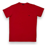 Camiseta Masculina Brooksfield Original Algodão Vermelha